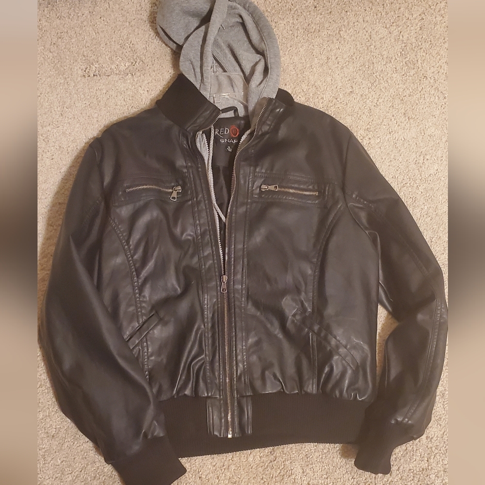 Coat with hood